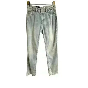 MAVI NWT Kathleen Slim Boyfriend Jeans High Rise Feather Blue Wash Size 28